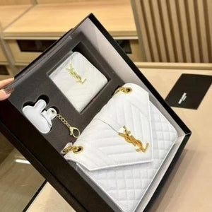Velmora Signature Handbag – Gift Set Edition ( YSL )