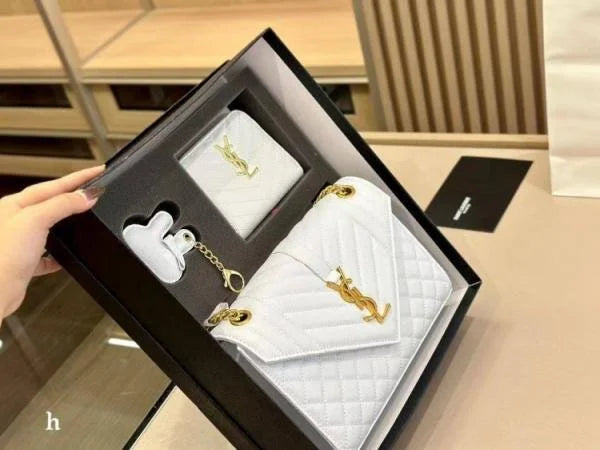 Velmora Signature Handbag – Gift Set Edition ( YSL )