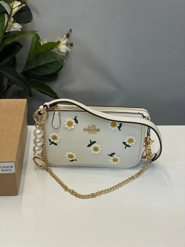 Velmora Nolita Floral Patch Sling Bag – Signature Edition ( Coach )