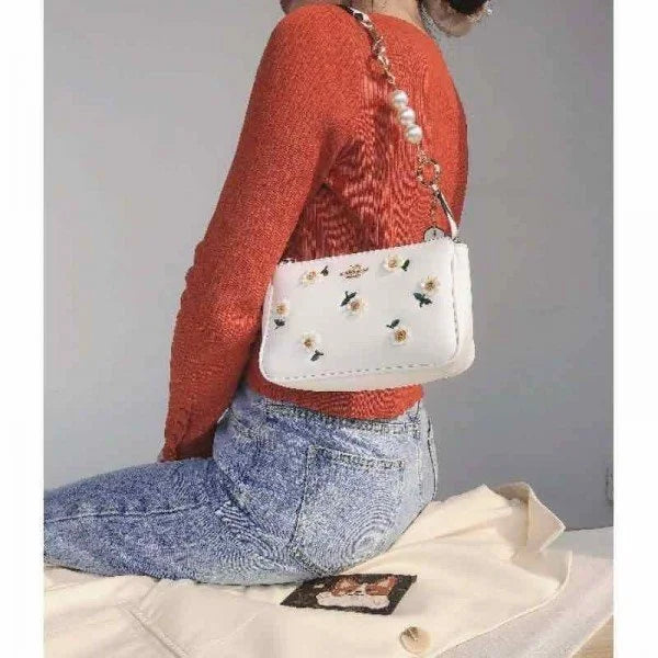 Velmora Nolita Floral Patch Sling Bag – Signature Edition ( Coach )