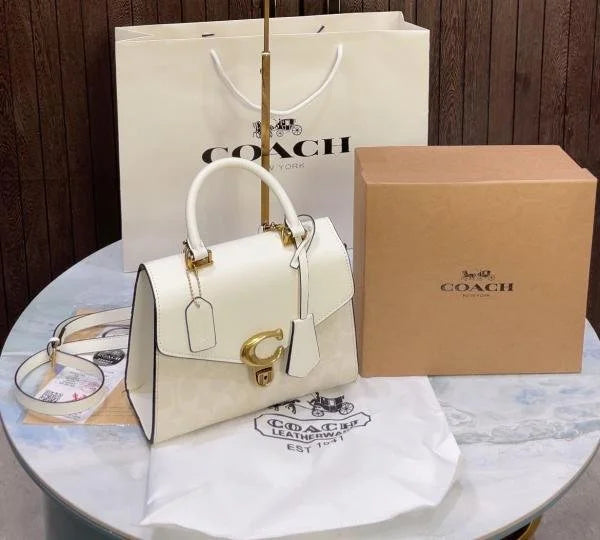 Velmora Sammy Top Handle Bag – Signature Edition ( Coach )