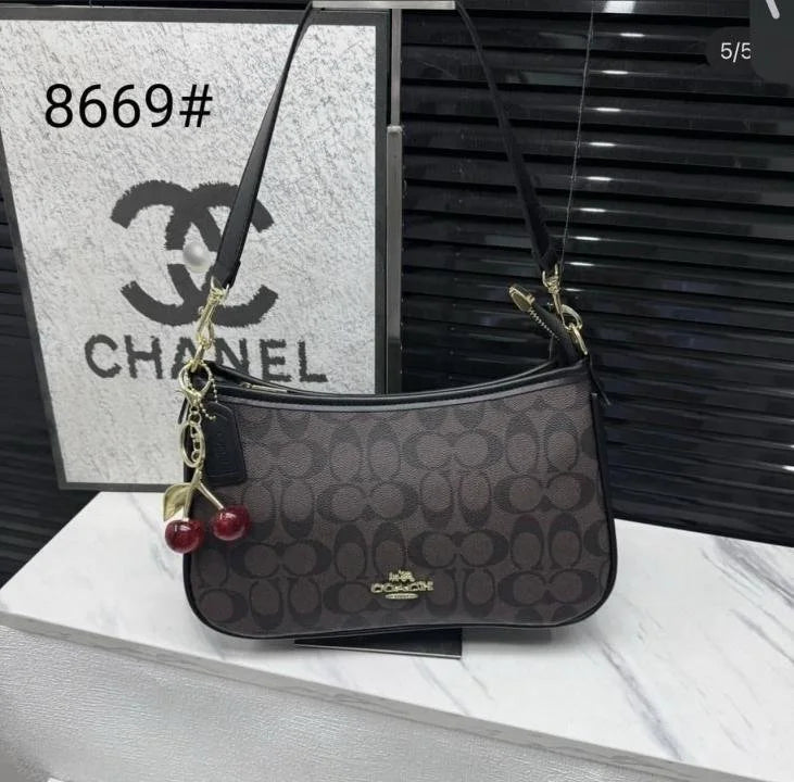 Velmora New York Signature Handbag – Black ( Coach )