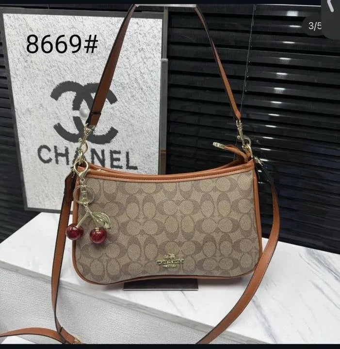 Velmora New York Signature Handbag – Brown ( Coach )