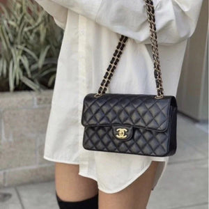 Velmora Classic Double Flap Shoulder Bag – Signature Edition ( Chanel )