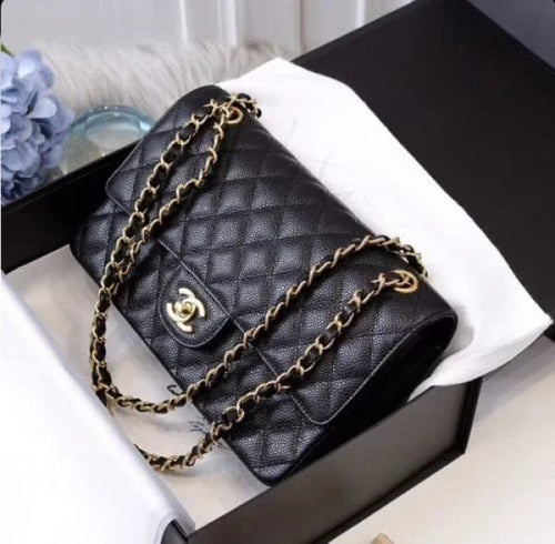 Velmora Classic Double Flap Shoulder Bag – Signature Edition ( Chanel )