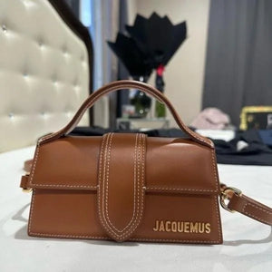 Velmora Bambino Mini Top Handle Bag – Brown ( Jacquemus )