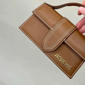 Velmora Bambino Mini Top Handle Bag – Brown ( Jacquemus )