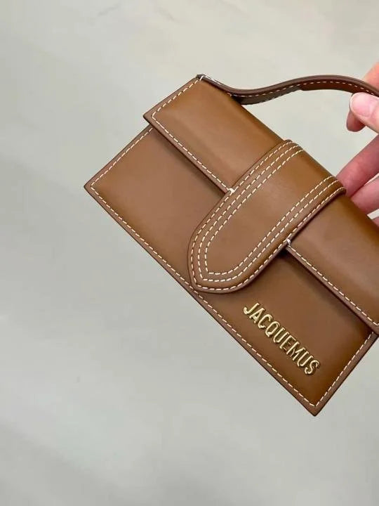Velmora Bambino Mini Top Handle Bag – Brown ( Jacquemus )