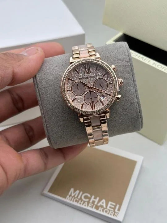 Velmora Signature Women’s Watch – Modern Glam Luxe Edition ( MK )