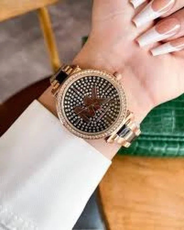 Velmora Signature Women’s Watch – Glam Luxe Edition ( MK )