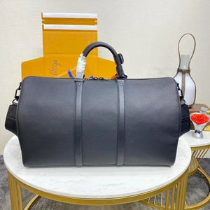 Velmora Keepall Bandoulière Duffle Bag – Black 686 (Louis Vuitton) - Velmora
