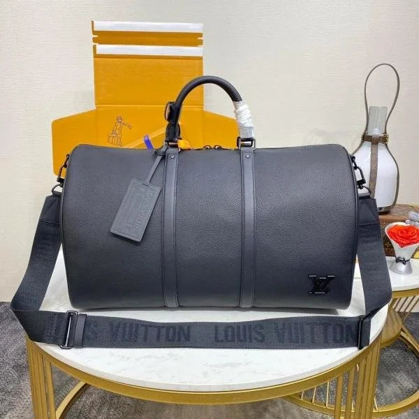 Velmora Keepall Bandoulière Duffle Bag – Black 686 (Louis Vuitton) - Velmora
