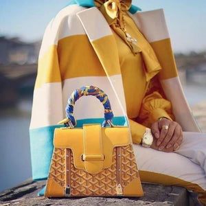 Velmora Yellow Mini Saigon Top Handle Bag with Strap – Goyard - Velmora