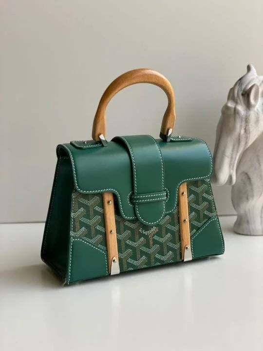 Velmora Structured Mini Saigon Hand & Shoulder Bag – Goyard - Velmora