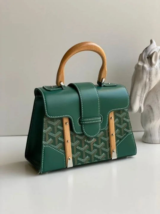 Velmora Structured Mini Saigon Hand & Shoulder Bag – Goyard - Velmora