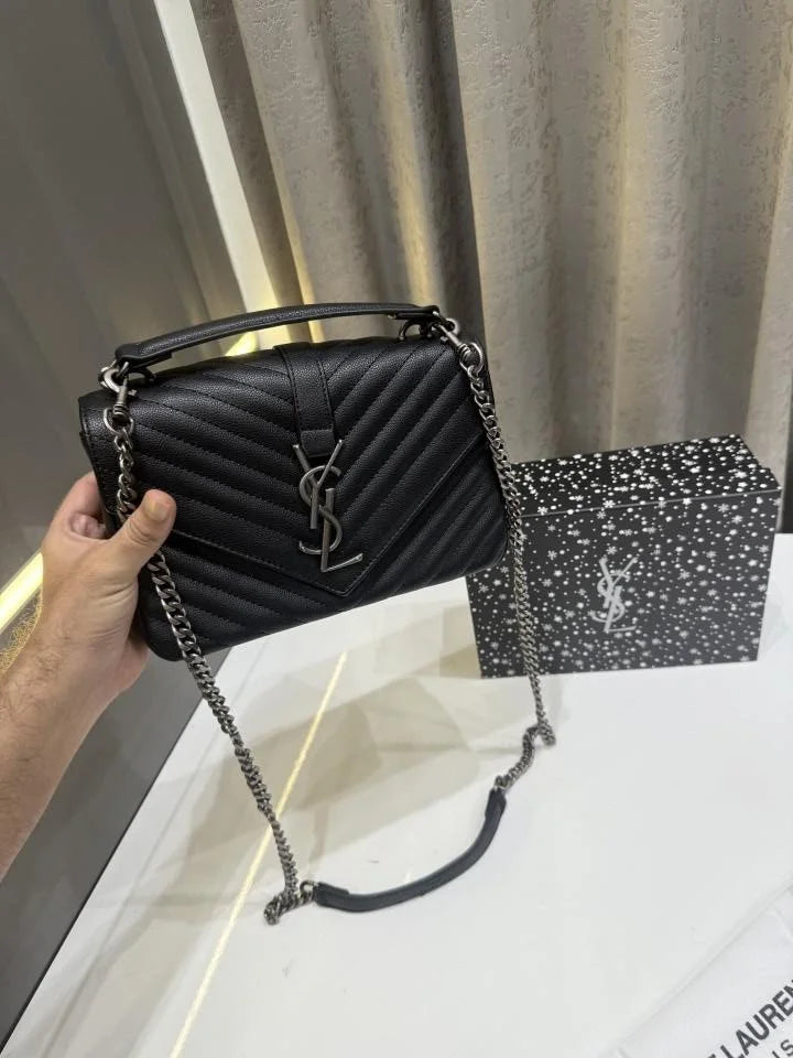 Velmora Leather Handbag – Signature Luxe Edition ( YSL )