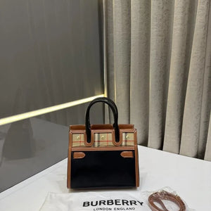 Velmora Printed Tote Bag – Heritage Luxe Edition ( Burberry )