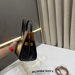 Velmora Printed Tote Bag – Heritage Luxe Edition ( Burberry )