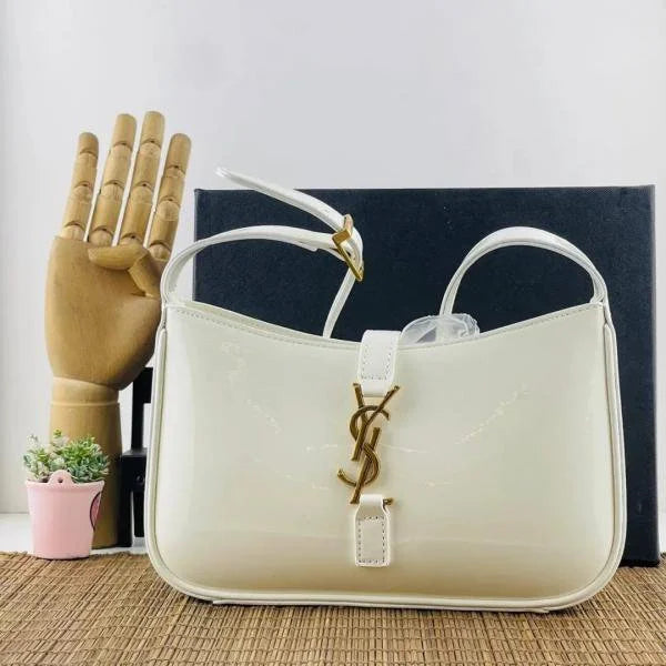 Velmora Hobo Leather Shoulder Bag – Luxe Edition (YSL)