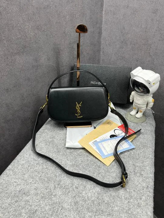 Velmora Classic Leather Shoulder Bag – Premium Edition ( YSL )