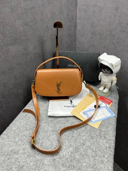 Velmora Classic Leather Shoulder Bag – Premium Edition ( YSL )
