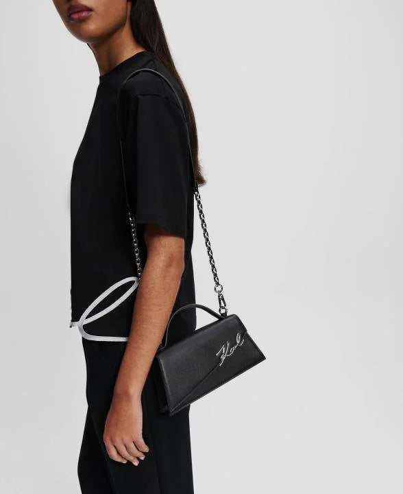 Velmora Karl Black Premium Handbag – Signature Edition ( Karl Lagerfeld ) - Velmora
