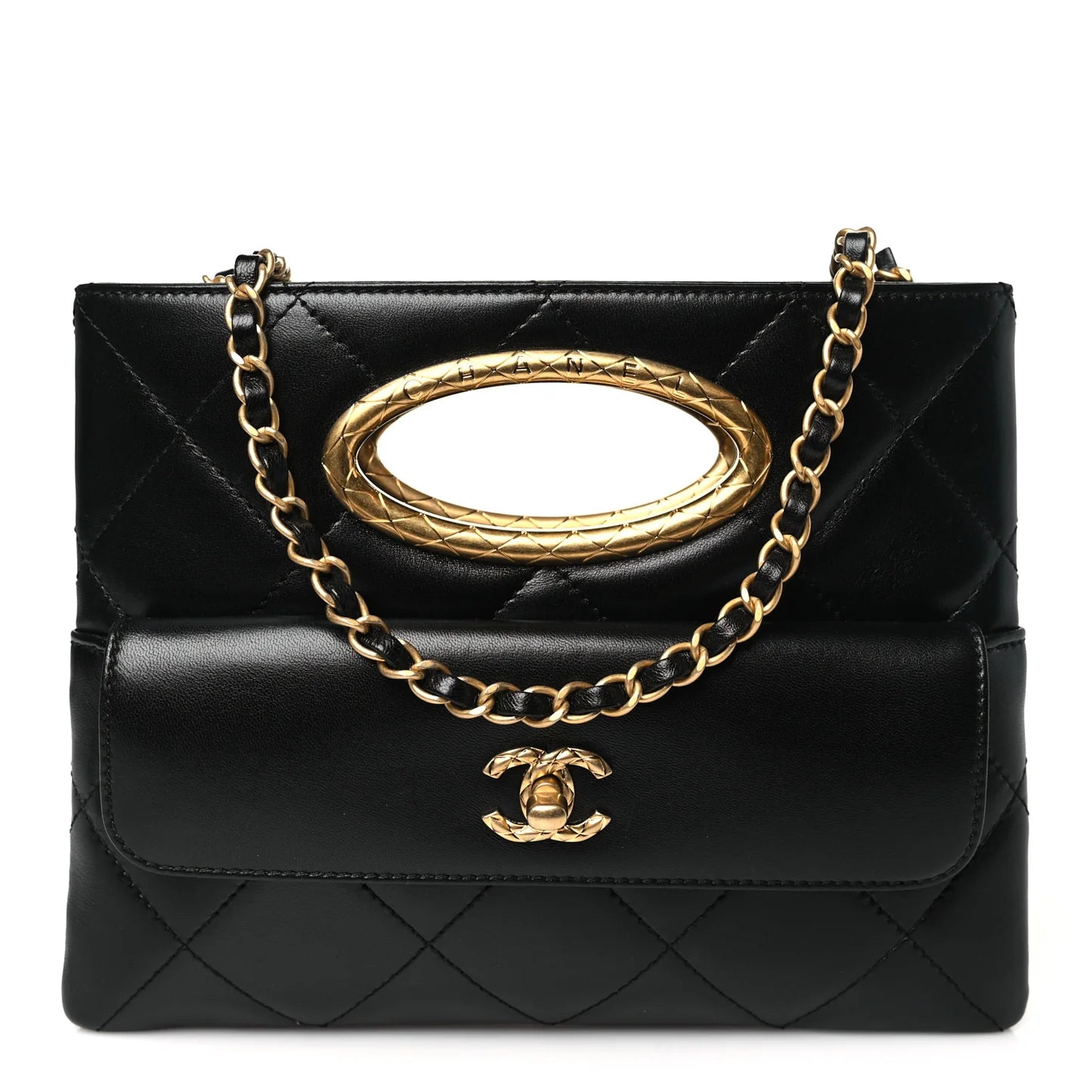Velmora Kelly Jump Bag – Noir Signature Edition ( Chanel )
