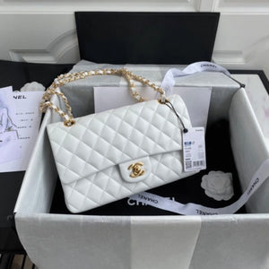 Velmora Quilted Double Flap Shoulder Bag – Noir Luxe Edition ( Chanel )