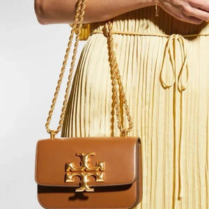 Velmora Eleanor Shoulder Bag – Cocoa Brown, Premium Edition ( Tory Burch )