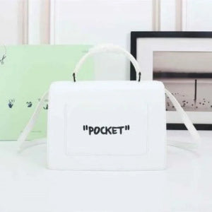 Velmora Jitney 1.4 Shoulder Bag – “Insert Money Here” White Edition ( Off-White )