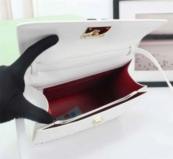 Velmora Jitney 1.4 Shoulder Bag – “Insert Money Here” White Edition ( Off-White )
