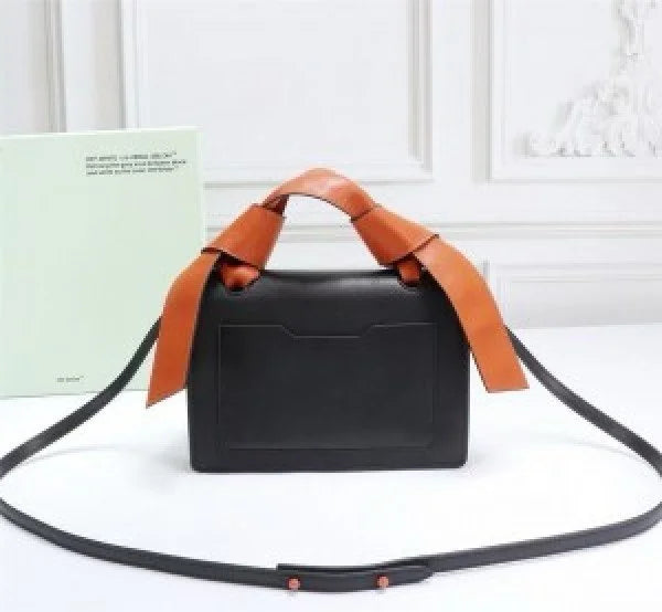 Velmora Jitney 1.4 Shoulder Bag – Gummy Orange Black arrows  Edition ( Off-White )