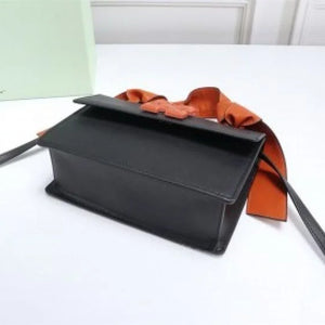 Velmora Jitney 1.4 Shoulder Bag – Gummy Orange Black arrows  Edition ( Off-White )