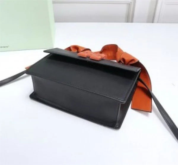 Velmora Jitney 1.4 Shoulder Bag – Gummy Orange Black arrows  Edition ( Off-White )