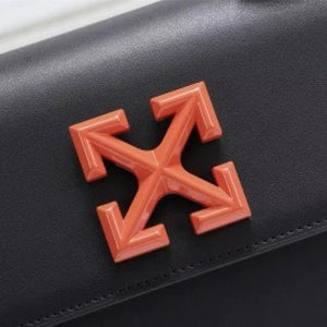 Velmora Jitney 1.4 Shoulder Bag – Gummy Orange Black arrows  Edition ( Off-White )