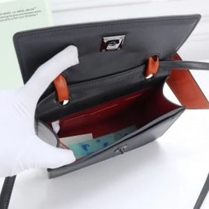 Velmora Jitney 1.4 Shoulder Bag – Gummy Orange Black arrows  Edition ( Off-White )