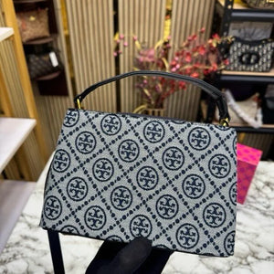 Velmora Signature Handbag – Sapphire Blue, Premium Edition (Tory Burch