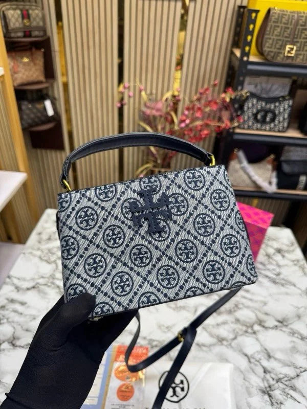 Velmora Signature Handbag – Sapphire Blue, Premium Edition (Tory Burch