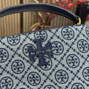 Velmora Signature Handbag – Sapphire Blue, Premium Edition (Tory Burch