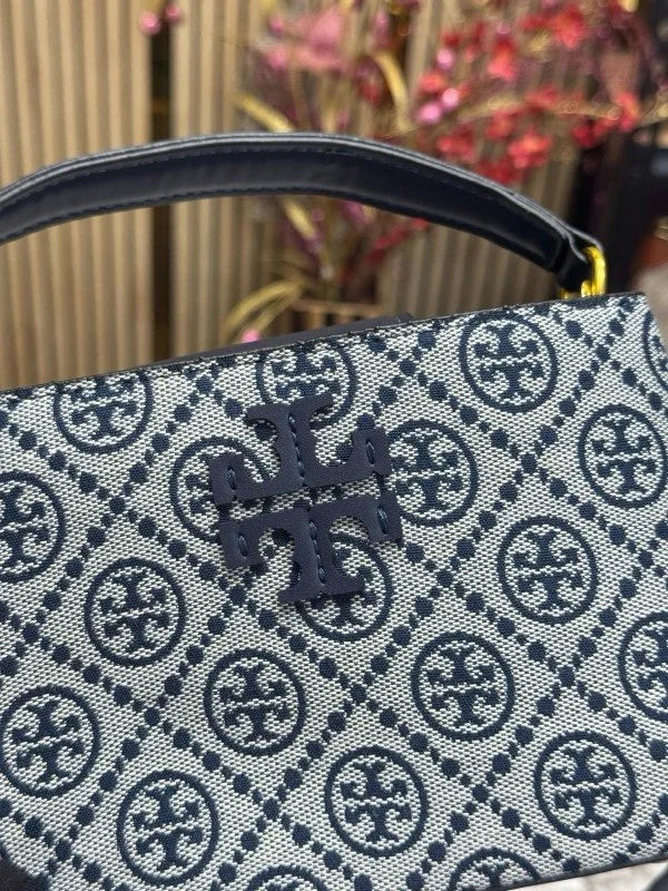 Velmora Signature Handbag – Sapphire Blue, Premium Edition (Tory Burch