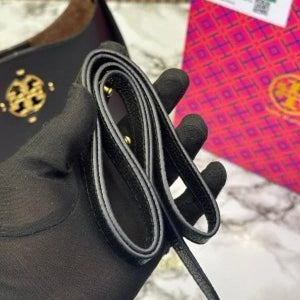 Velmora Miller Small Shoulder Handbag – Noir Black, Premium Edition ( Tory Burch )