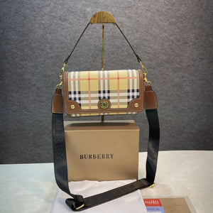Velmora Vintage Logo Handbag – Heritage Luxe Edition ( Burberry )