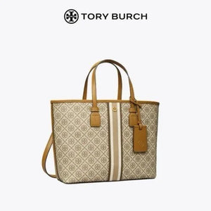 Velmora Monogram Coated Bag – Signature Luxe Edition ( Tory Burch )