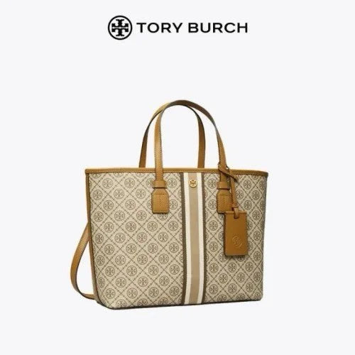 Velmora Monogram Coated Bag – Signature Luxe Edition ( Tory Burch )